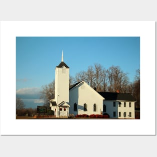 Shiloh Baptist Church At Christmas Posters and Art